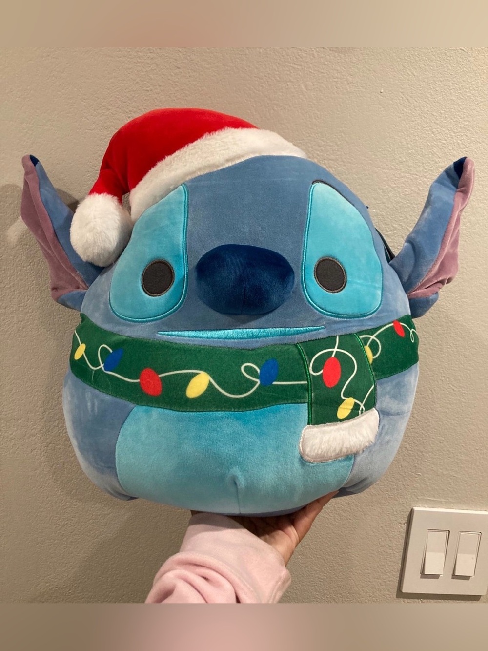 Stitch Christmas Squishmallow 20in New With Tags